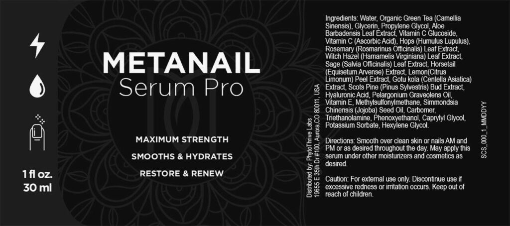 Metanail serum pro label