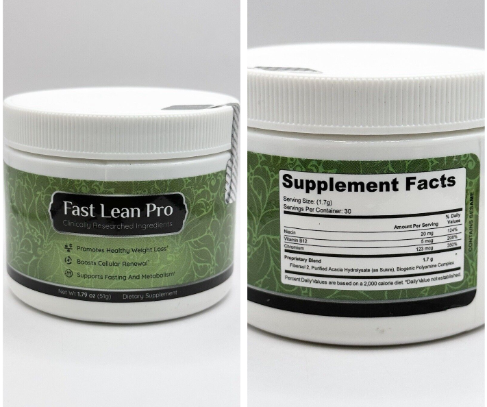 real char of fast lean pro not a scam